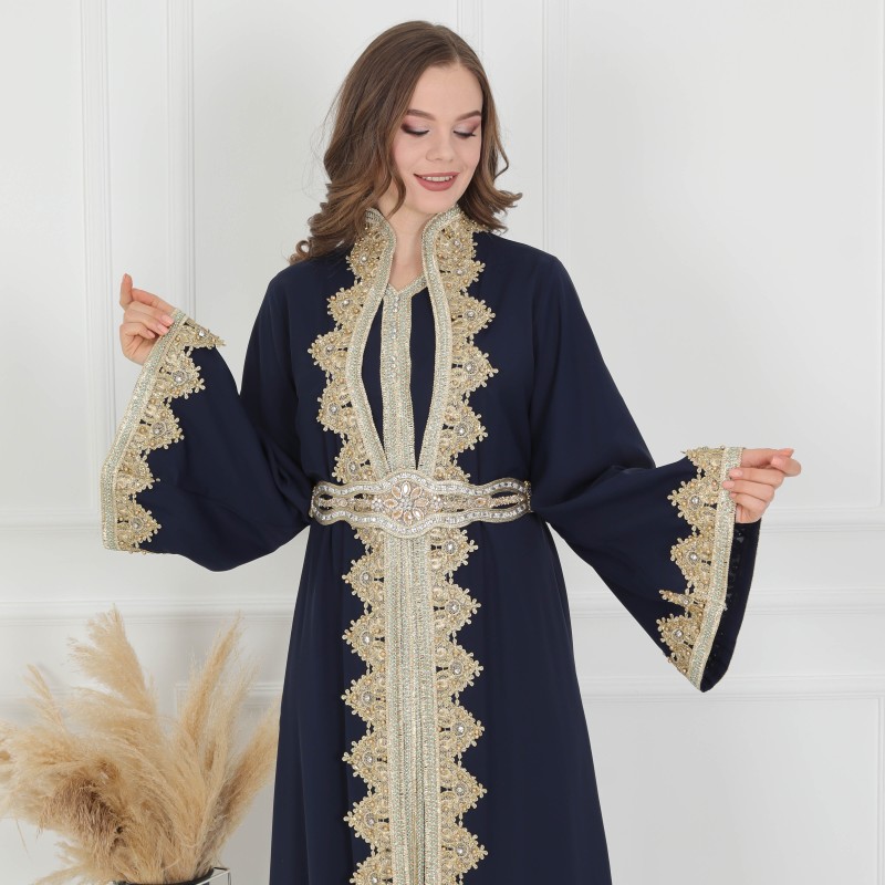 Detailed Caftan  -  Code: 655